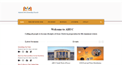 Desktop Screenshot of ahuc.org