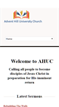 Mobile Screenshot of ahuc.org