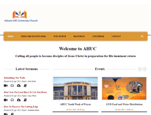 Tablet Screenshot of ahuc.org